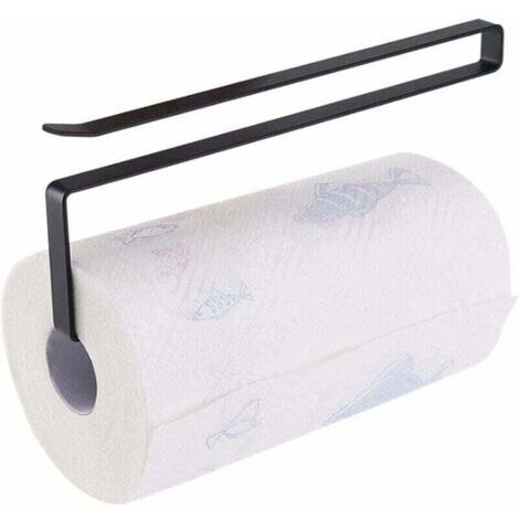 26 cm soporte de papel de cocina, soporte de papel de cocina, soporte de rollo de papel sin perforación, soporte de rollo de papel para debajo del armario, soporte de papel de cocina (1/4)