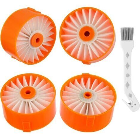 Set con 4 filtros para Black & Decker BSV2020, BSV2020G, BSV2020P, accesorios Powerseries para aspiradoras de batería (1/4)