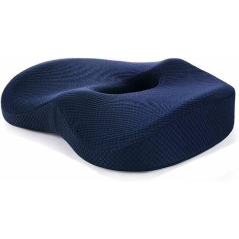 Cuscino per sedile in memory foam, ortopedico per emorroidi, cuscino per coccige per auto, casa, ufficio, videogiochi, sedia a rotelle, supporto lombare, sollievo dal mal di schiena (1/4)
