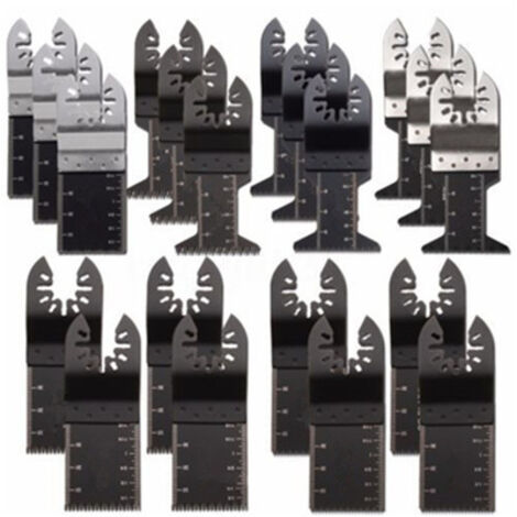 20 lame per seghe oscillanti professionali multi-utensile per legno/metallo/plastica con sgancio rapido (1/5)