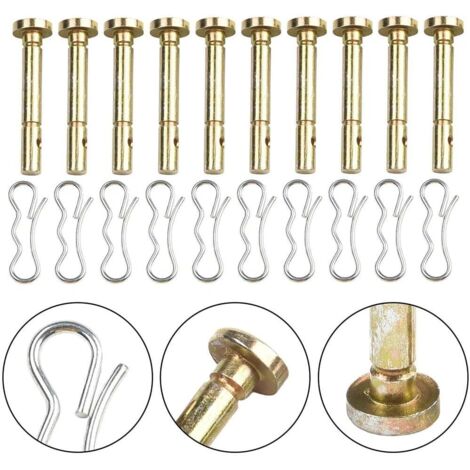 Confezione da 10 perni di taglio di ricambio 73804155 per spazzaneve Craftsman, che offrono prestazioni ottimali durante le attività di rimozione della neve