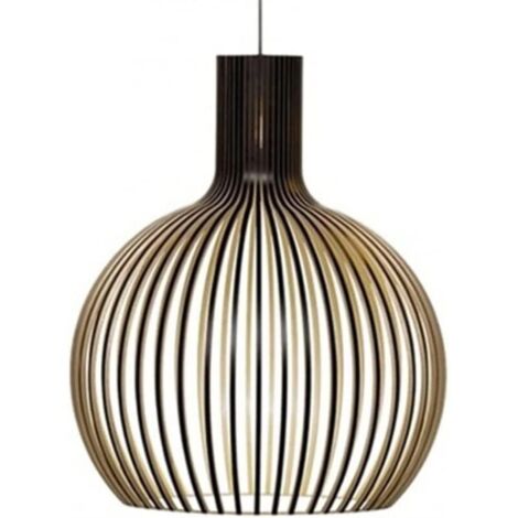 Piccola lampada a sospensione semisferica in legno in stile retrò, in stile fattoria, lampadario antico, lampada a sospensione per isola cucina, sala da pranzo, soggiorno, corridoio, lampada a sospens (1/4)