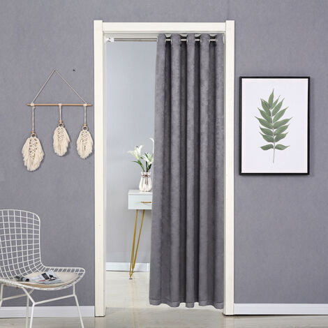 Tende oscuranti con occhielli, tende termoisolanti per finestre, tende resistenti e resistenti che bloccano la luce per cameretta dei bambini, camera da letto, soggiorno, bagno, ufficio, 150 x 190 cm