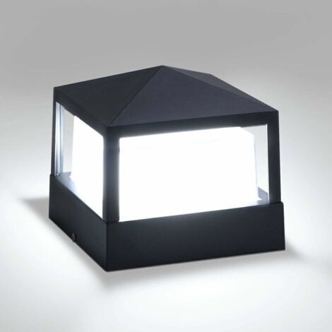 Faretto da incasso per esterni, luce da palo, luce a pilastro, luce da cancello, luce a colonna per esterni, luce per villa, luce da giardino in alluminio impermeabile IP65, luce da ingresso per cance (1/4)