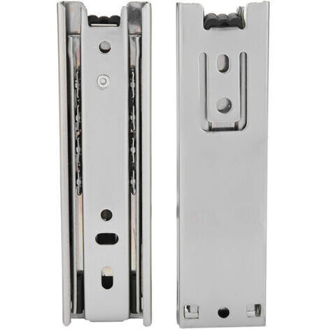2 pezzi cassetti mini 5 pollici corti, guide cassetti con funzione estrazione completa per mobili, cucine e accessori armadio (1/4)