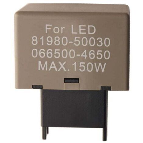 Relè elettronico blink con 8 connettori per lampade LED, accessori auto (1/4)