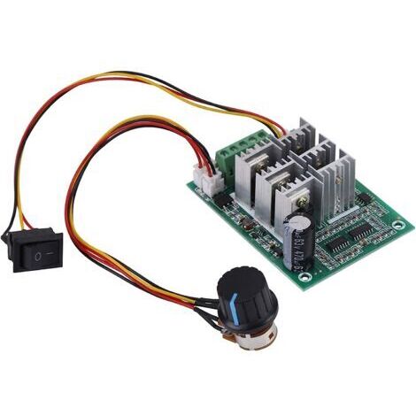 Regolatore di corrente continua trifase per motori brushless, 5–36 V DC, 15 A, circuito di controllo per direzione rotazionale CW/CCW. (1/5)