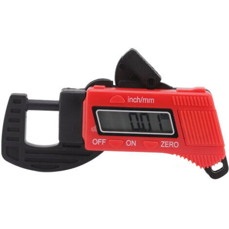 Misurazione digitale dello spessore 0–12,7 mm, dispositivo di misurazione altamente preciso con display LCD. (1/4)