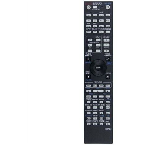 Telecomando Alternativo AXD7668 per Ricevitore AV VSX-1123-K, AXD7596, AXD7305, AXD7691, AXD7725, SC-57, SC-55, LX58 A/V (1/4)