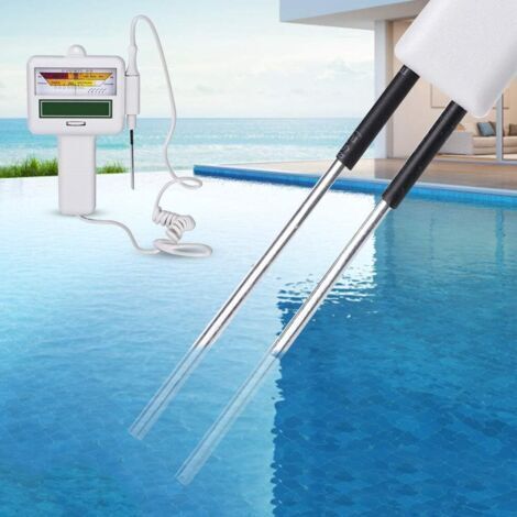 Misuratore di Cloro e pH per Piscina,Controllo Qualità Acqua Misuratore di Cloro e pH per Piscina,Controllo Qualità Acqua