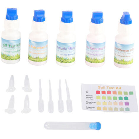 Kit di misurazione per agricoltura e giardinaggio Bodentest-Lösung PH-nitrogeno-fosforo-potassio, monitoraggio del suolo per piante (1/4)
