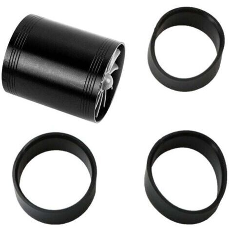 Auto con turbocompressore con doppia aspirazione, turbine di ventilazione, compressore, economizzatore di carburante, turbocompressore, economizzatore di carburante (nero) (1/4)