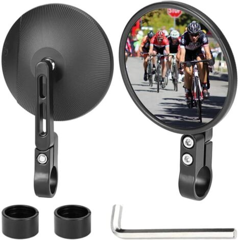 Specchietti retrovisori rotondi per moto, girevoli a 360°, da 22 mm e 24 mm, compatibili con la maggior parte delle motociclette. (1/4)
