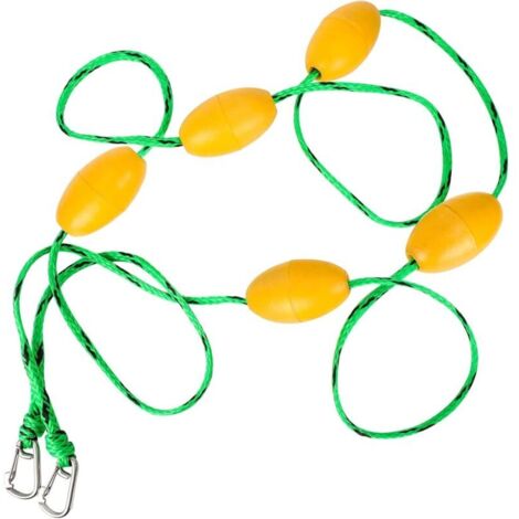 Corda galleggiante per piscina, boa da 5 m per dividere la piscina. Linea galleggiante con ganci in acciaio inox e boe per delimitare le aree riservate agli adulti.