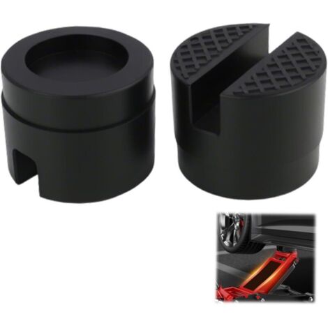 Tamponi in gomma per martinetto idraulico, ammortizzatore per martinetto rigido, protezione carrozzeria, ammortizzatore rigido per sollevamento sottoscocca, diametro 48 mm, nero (1/4)