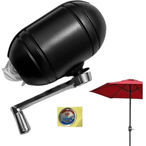 Accessori per ombrelloni da giardino, pezzi di ricambio per ombrelloni compatti, robusto palo centrale a manovella per patio, giardino, piscina, picnic e uso esterno.