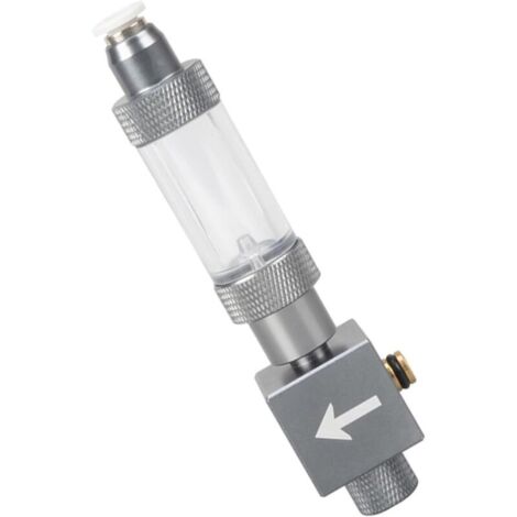 Regolatore di gas, contabollicine e diffusore di CO2 rimovibili per acquari, con struttura stabile per ecosistemi acquatici.
