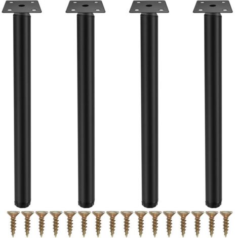 4 piedini regolabili per mobili da 30 cm/11,81 pollici, piedini di supporto in metallo per mobili, tavoli, sedie, scrivanie, cucine, armadi e divani. (1/4)