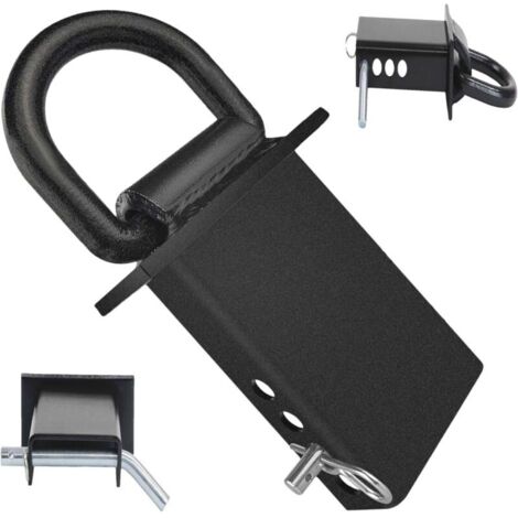 Anelli a D per tasche del rimorchio. Cinghia di fissaggio per carichi pesanti da 8.164,7 kg. Anelli a D per rimorchi a pianale, autocarri, furgoni, macchine agricole e attrezzature per traslochi. (1/4)