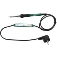 Saldatrice elettrica regolabile termica 102 °C–90 W, stazione saldatura con funzione pickup termico, saldatrice punta con potenza variabile per riparazioni – presa EU, punta conica