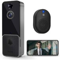 Campanello senza fili - Videocitofono intelligente con suoneria - Rilevamento del movimento e allarme, audio bidirezionale, visione notturna, video HD, Wi-Fi a 2,4 GHz, archiviazione cloud - Connessio