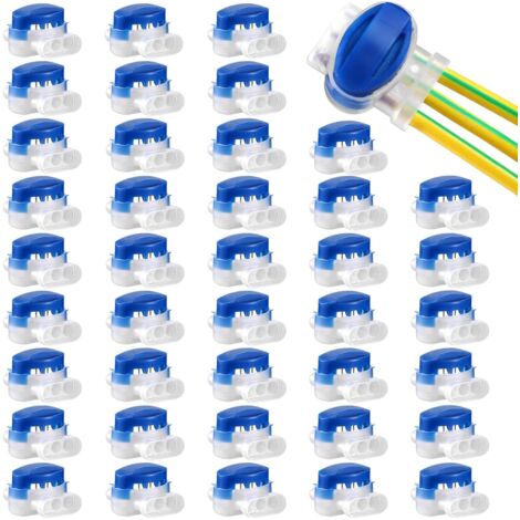 Lot de 40 connecteurs de câble étanches pour tondeuse robot, remplis de gel de résine (1/5)