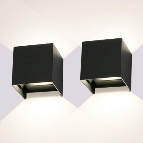 Applique Murale Extérieure LED Réglable 12W - Noir, Blanc Naturel 3000K, Étanche IP65 (1/5)