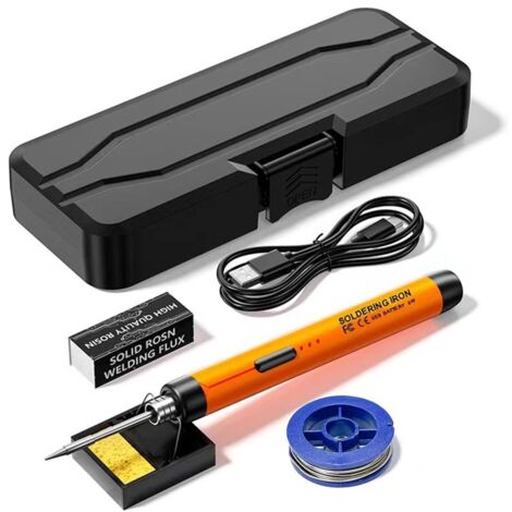 Fer à Souder Électrique Portable USB Intelligent – Stylo de Soudage Multifonction, Température Réglable 300-450°C pour Réparation et Maintenance (1/5)