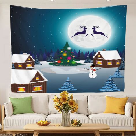 Niedlicher Wandteppich, modischer Wandteppich fürs Schlafzimmer, schnelltrocknend, ideal fürs Kinderzimmer 200x150cm (1/5)