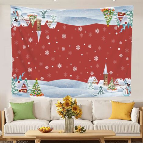 Wandteppiche fürs Schlafzimmer: Modisches Design, cooler Wandteppich als Hintergrundstoff fürs Schlafzimmer, Bettdekoration, Heimdeko 100x75cm (1/5)