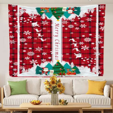 einfacher Wandteppich im Bohème-Stil für Schlafzimmer, schnelltrocknend, auch für Wohnzimmer und Schlafzimmer geeignet 150x130cm (1/5)