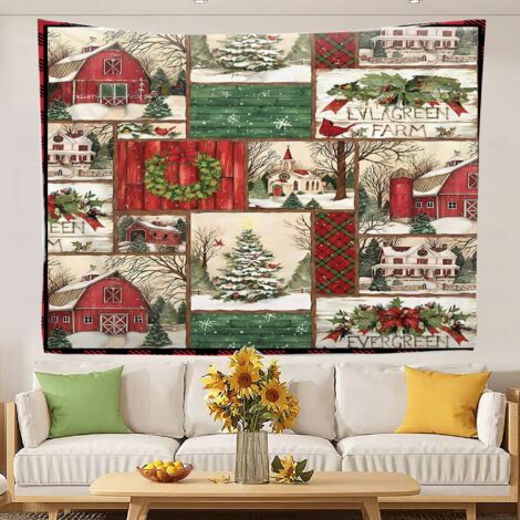 Langer, farbenfroher Wandteppich für das Schlafzimmer eines Teenager-Mädchens, Wandbehang zur Zimmerdekoration 150x130cm (1/5)