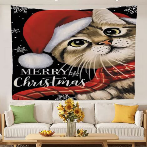 Stoffposter Attraktives Design Wandteppich für Schlafzimmer Ästhetischer Hintergrundstoff für Wanddekoration 150x130cm (1/5)
