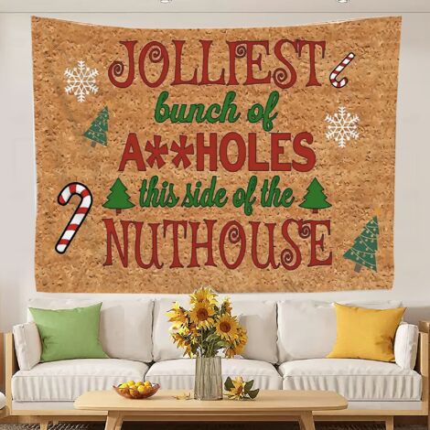Wandteppich, farbenfroher Wandbehang, Tischdecke für Schlafzimmer, Zuhause, Studentenwohnheim 100x75cm (1/5)