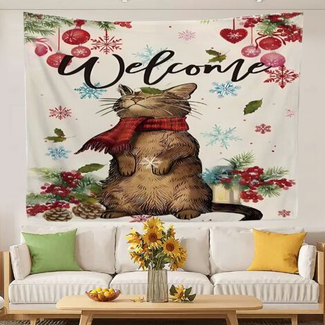 Vintage-Wandteppich, modischer Wandteppich für Schlafzimmer, Schlafzimmerhintergrund, Studentenwohnheim 150x130cm (1/5)