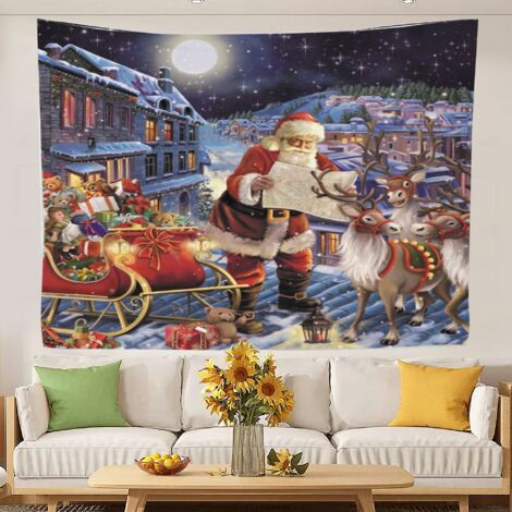 Lustiger Wandteppich als Wanddekoration für Ihr Zimmer 150x130cm (1/5)