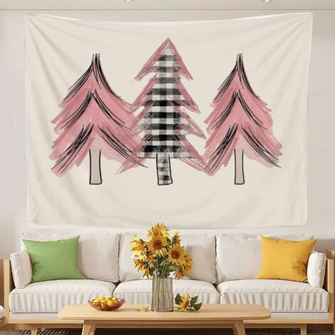 Dekorative Wandteppiche, modisches Design, cooler Wandteppich für das Schlafzimmer, Hintergrundstoff für die Wandgestaltung 150x130cm (1/5)
