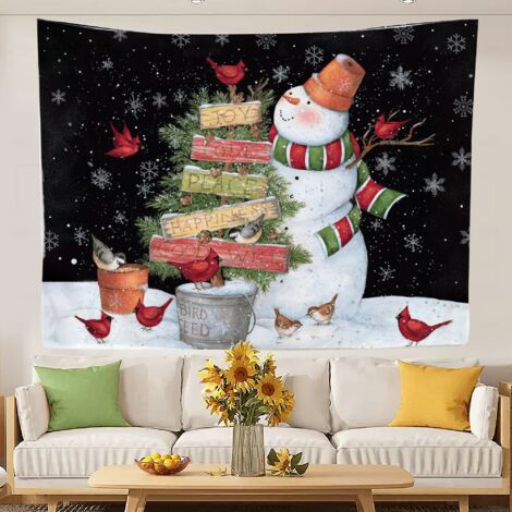 Preiswerter Wandteppich im böhmischen Stil, Wandbehang, Hintergrundstoff für Wohnzimmer und Schlafzimmer 100x75cm (1/5)
