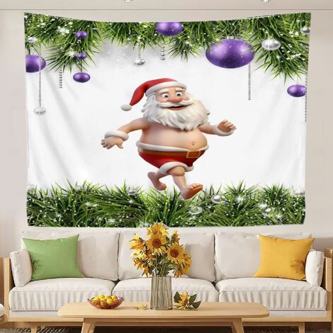 Wandteppich für das Wohnzimmer, Retro-Stranddecke, Wandbehang zur Raumdekoration 150x130cm (1/5)