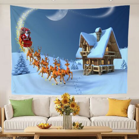 Retro-Wandteppich zur Schlafzimmerdekoration 200x150cm (1/5)