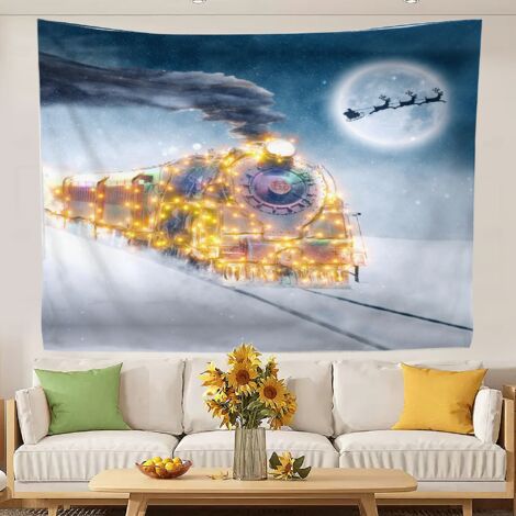 Farbenfroher und trendiger Wandteppich fürs Schlafzimmer, schnelltrocknend, ideal fürs Wohnzimmer oder Schlafzimmer. 100x75cm (1/5)