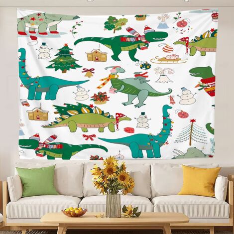 Vertikaler Wandteppich, bunte Stranddecke als Hintergrund für Wohnzimmer und Schlafzimmer 150x130cm (1/5)