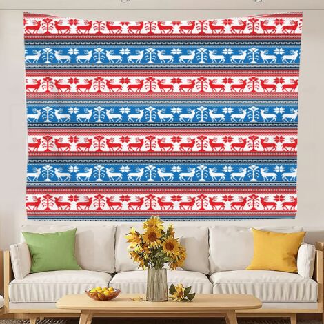 Wandteppich mit Bannermotiv, Ästhetischer Wandteppich fürs Schlafzimmer, Ästhetische Tischdecken fürs Schlafzimmer, Zuhause, Studentenwohnheim 100x75cm (1/5)