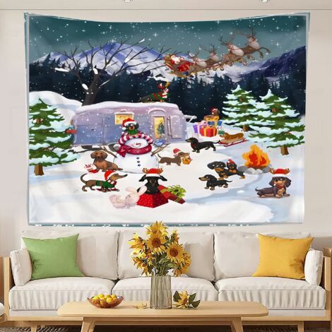 Bunte, stylische Wandteppiche fürs Schlafzimmer, Hintergrundstoff für Partys 150x130cm (1/5)