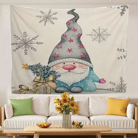 Wandteppich fürs Wohnzimmer, farbenfroher Wandteppich fürs Schlafzimmer, Wandbehang für die Wandgestaltung 100x75cm (1/5)
