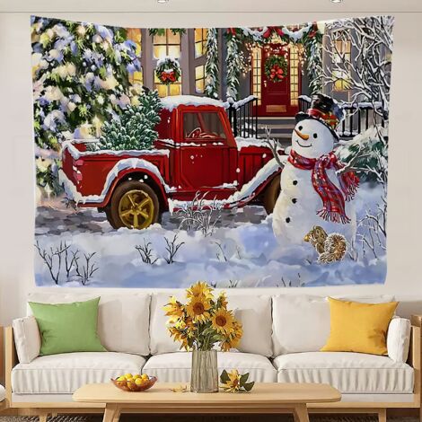 Wandteppich fürs Wohnzimmer, modischer Wandteppich fürs Schlafzimmer, Hintergrund für Partydekoration 100x75cm (1/5)