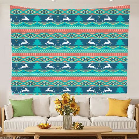 Wandteppich für Herren, Boho-Stil, Wandteppich für Schlafzimmer, Teenager-Mädchenzimmer, Wandbehang für Wohnzimmer, Raumteiler, Türvorhang 200x150cm (1/5)