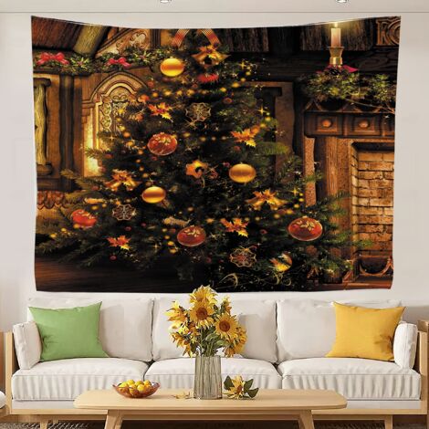 Vintage-Wandteppich, lustiger Wandteppich für Schlafzimmer, schnelltrocknend, auch als Stranddecke oder Vorhang geeignet 150x130cm (1/5)