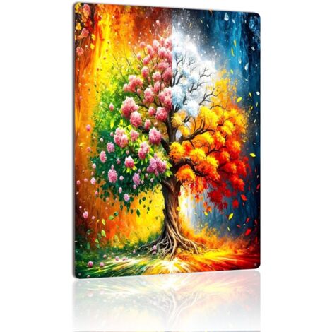 Plaque en Métal Style Vintage Art Décor pour Maison, Jardin et Café, Design Artistique et Durable, Parfaite pour Toutes les Décorations 30x20 cm. (1/5)