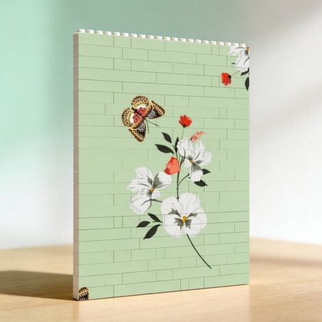 Cadre en blocs pour la Saint‑Valentin créatif, cadeau pour anniversaire (1/5)